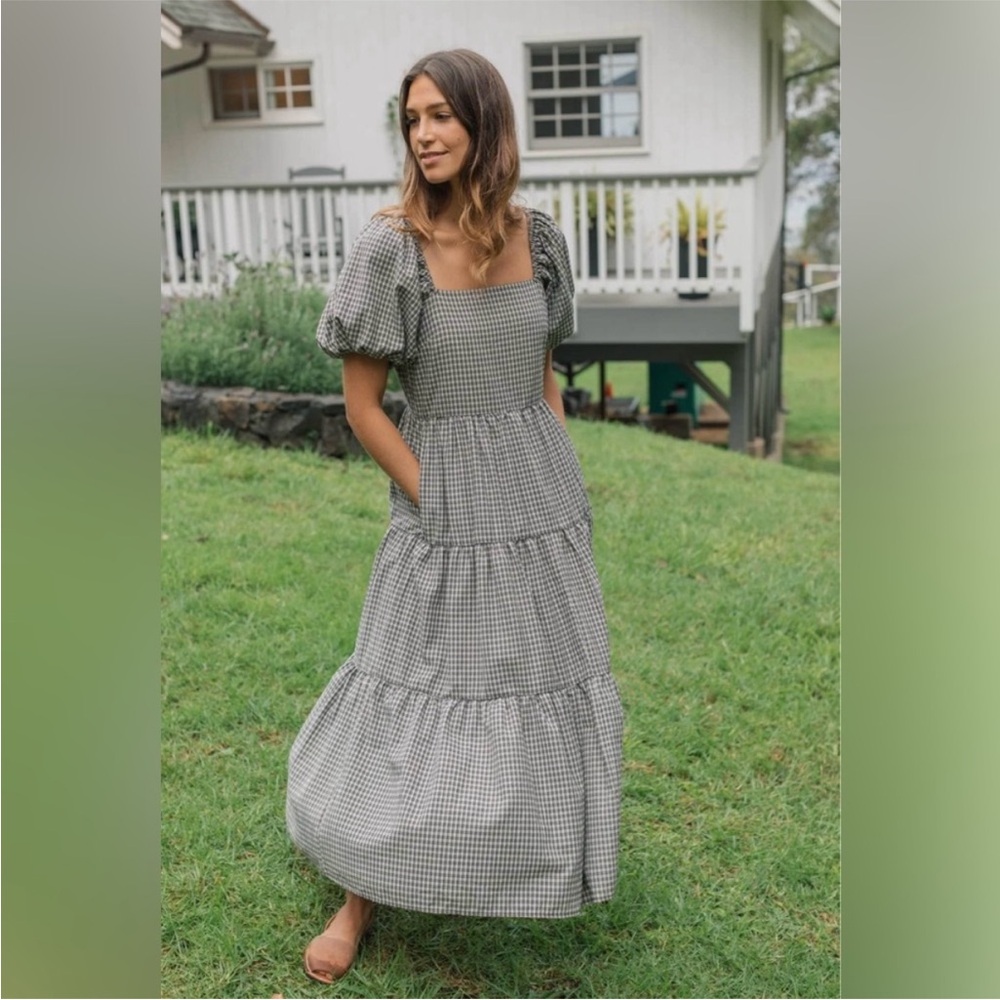 Neuflora Florence Puff Sleeve Maxi Dress - Picture 8 of 9